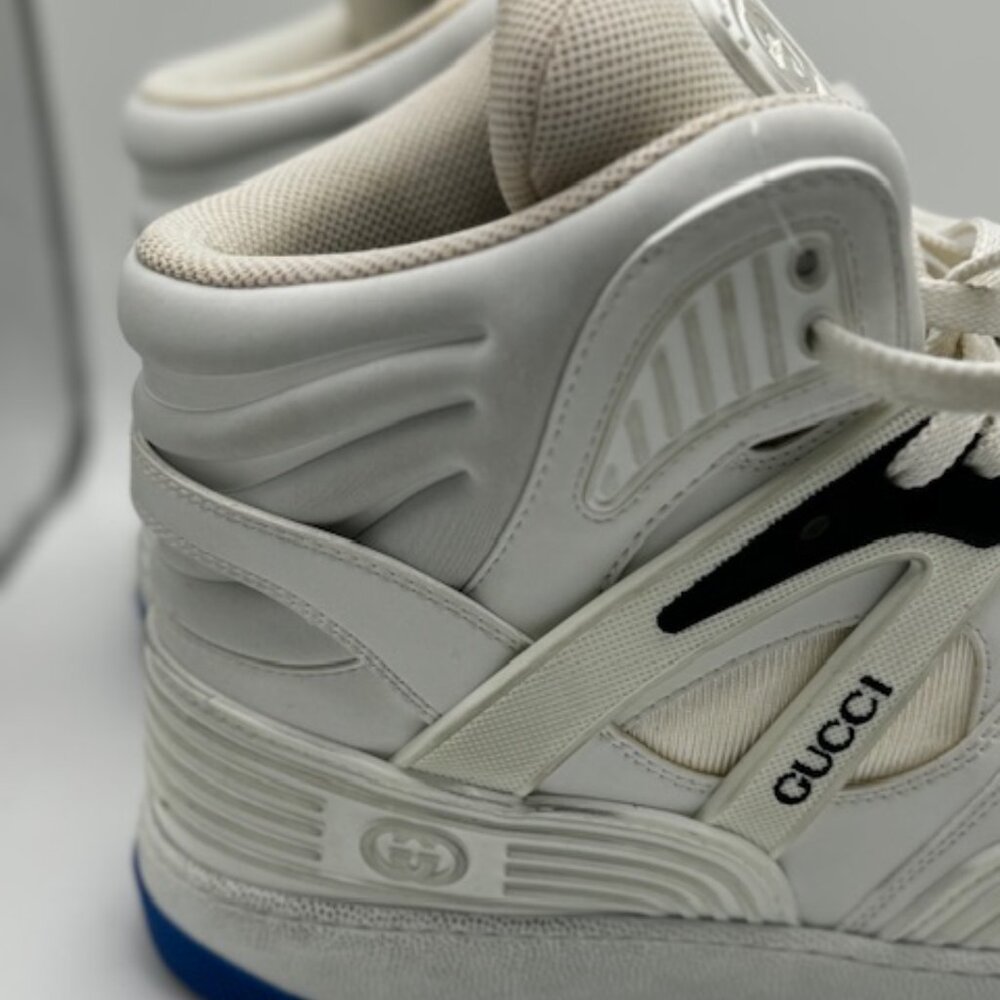 Gucci Men's Basket High-Top Sneakers 12 - Picture 4 of 11